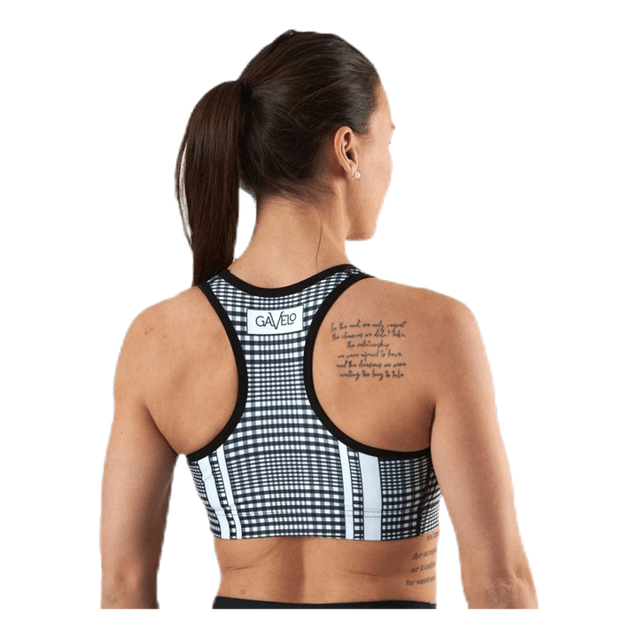 GLNCHCK 1 Sports Bra White/Black