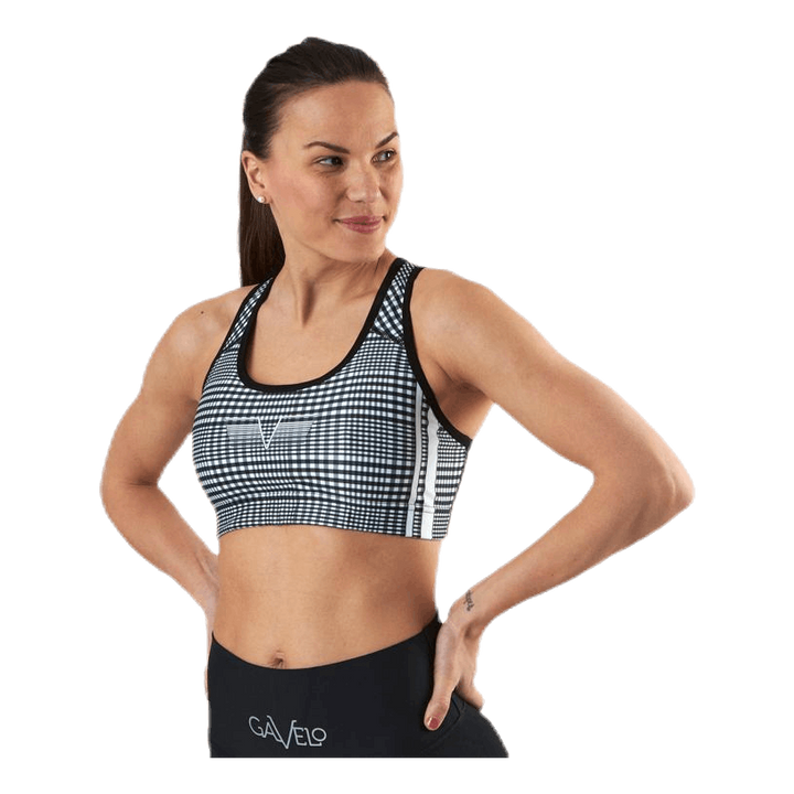 GLNCHCK 1 Sports Bra White/Black