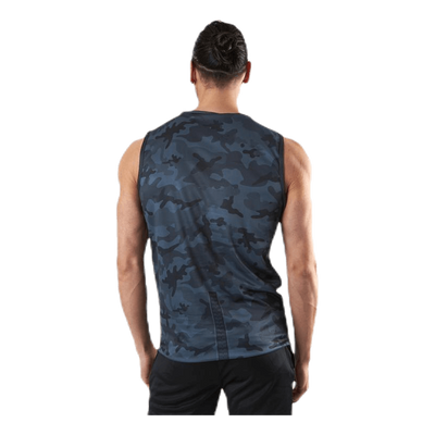 Sniper Blue Sleeveless Tee Blue/Patterned