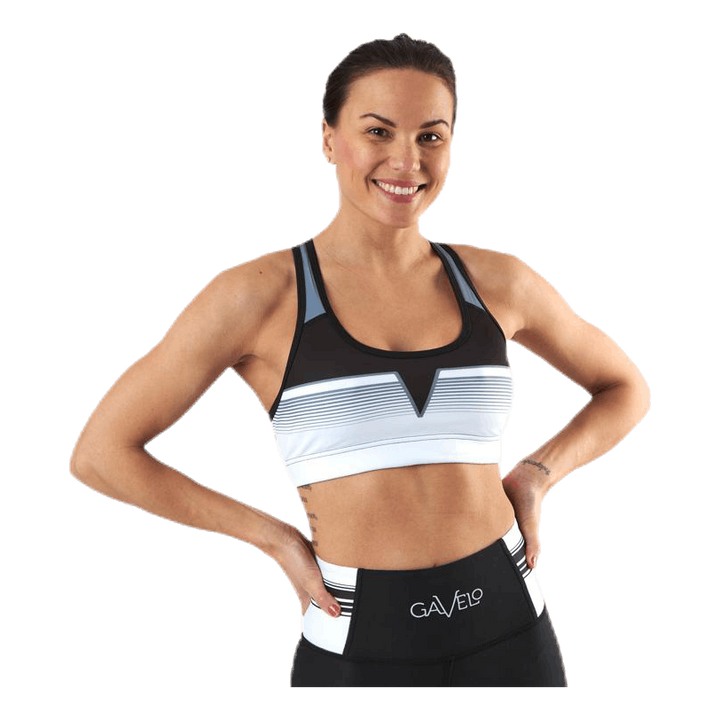 Grand Slam Black Sport Bra White/Black