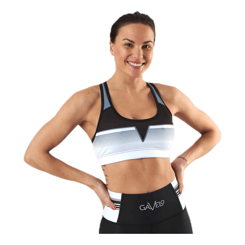 Grand Slam Black Sport Bra White/Black