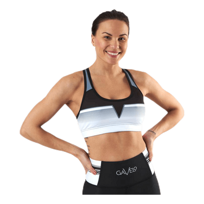 Grand Slam Black Sport Bra White/Black
