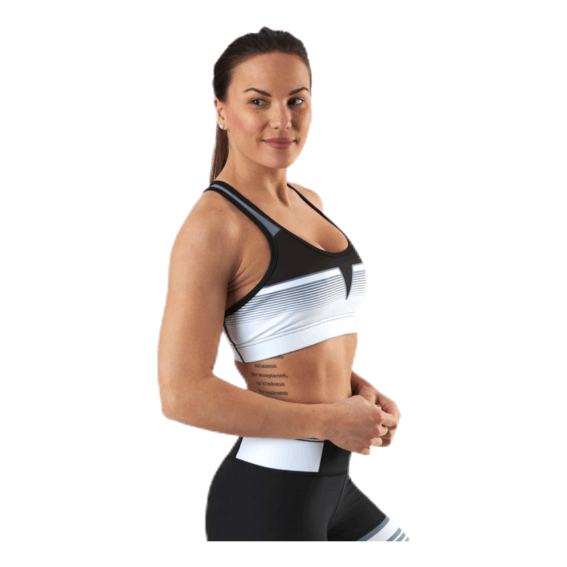 Grand Slam Black Sport Bra White/Black