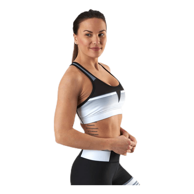 Grand Slam Black Sport Bra White/Black