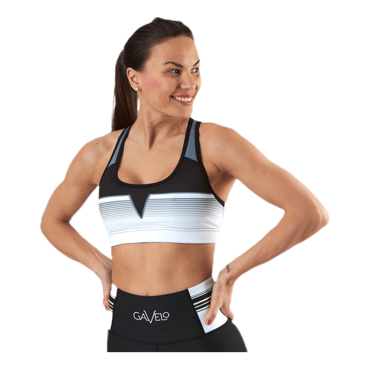 Grand Slam Black Sport Bra White/Black