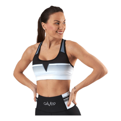 Grand Slam Black Sport Bra White/Black