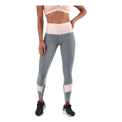 Peach Swirl Leggings Grey