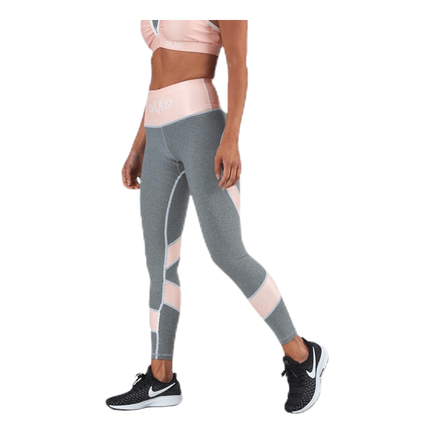 Peach Swirl Leggings Grey