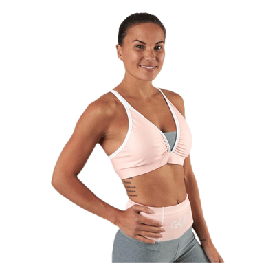 Peach Swirl Sports Bra Orange