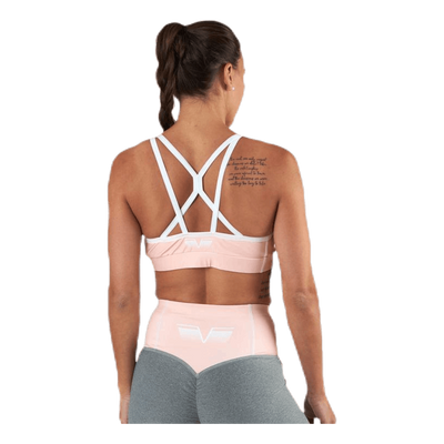 Peach Swirl Sports Bra Orange