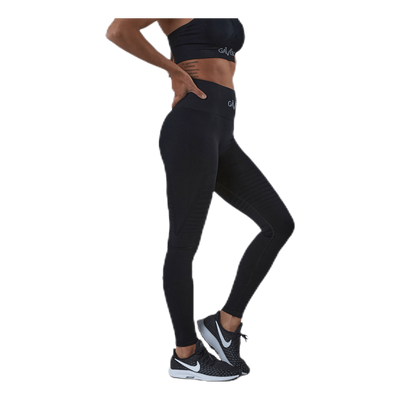 Seamless Black Leggings Black