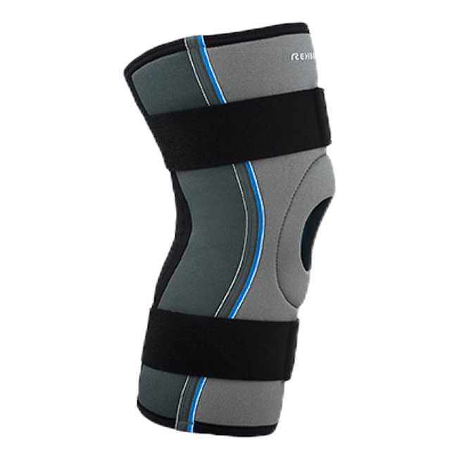Knäskydd x-stabil med patellastöd Core Line Blue/Grey