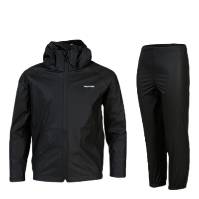 Packable Rain Set Youth Black