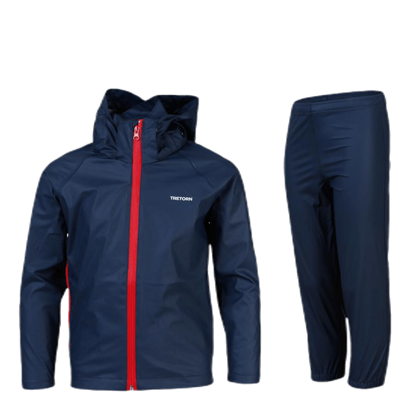 Packable Rain Set Youth Blue