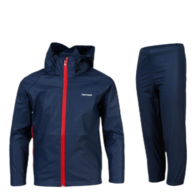 Packable Rain Set Youth Blue