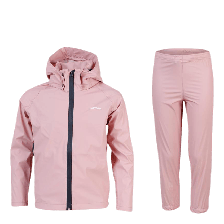 Packable Rain Set Youth Pink