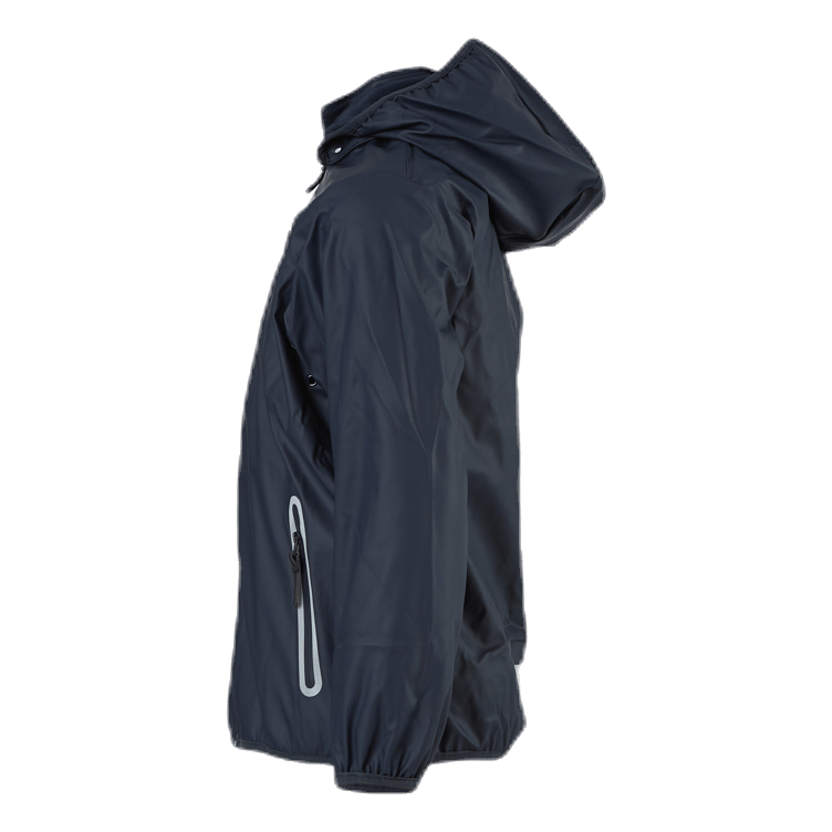 Aktiv Fleece-Lined Rain Jacket Blue