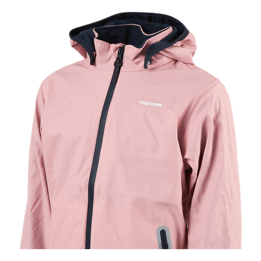 Aktiv Fleece-Lined Rain Jacket Pink