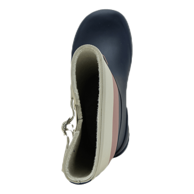 Junior June Rubber Boot Blue/Pink/Grey