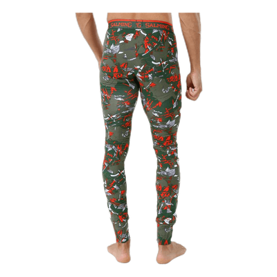Melville Long John Patterned/Green