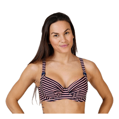 Retro, Unique Wire Bra Blue/Patterned