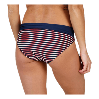 Retro Folded Brief Blue/Patterned