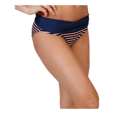 Retro Folded Brief Blue/Patterned