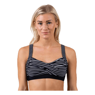 Wild In Stripes Kanters Twisted Top White/Black