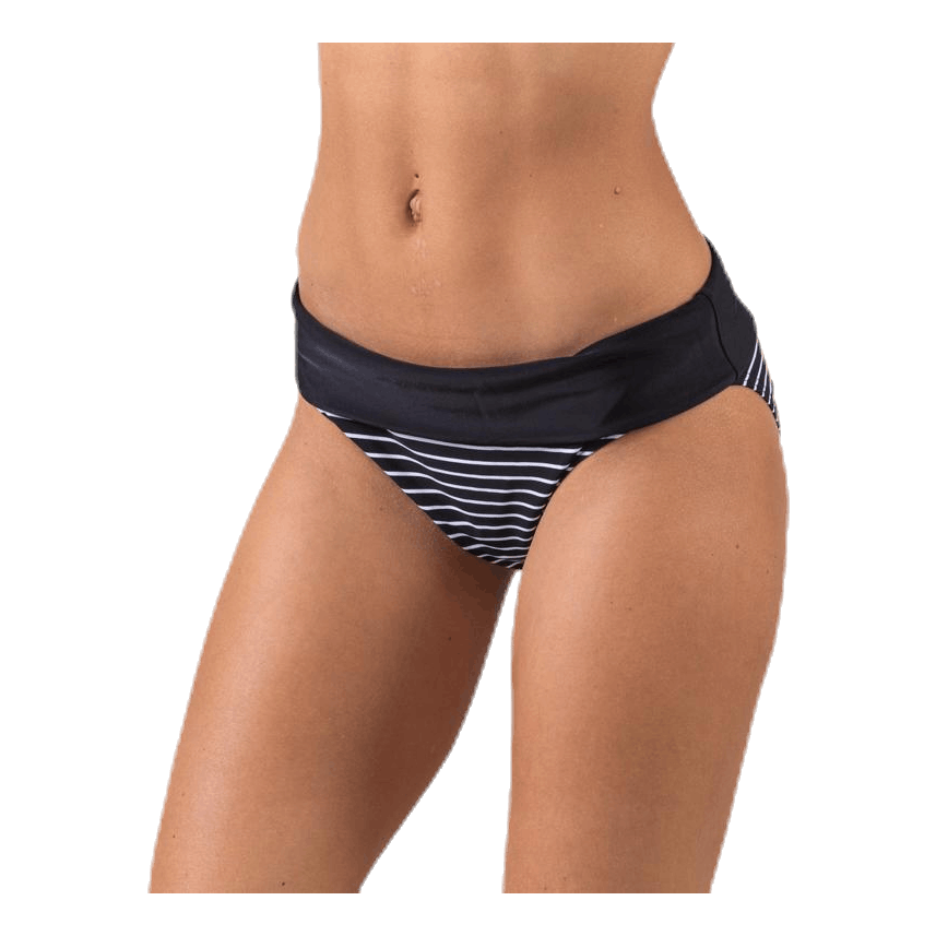 Wild In Stripes Folded Brief White/Black