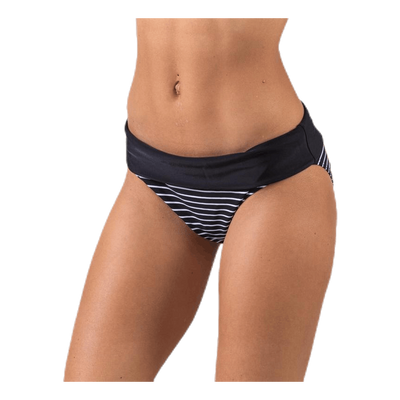 Wild In Stripes Folded Brief White/Black