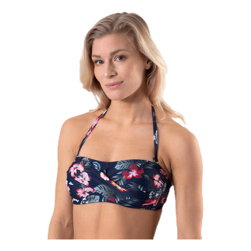 Hawaii Twisted Bandeau Blue/Patterned