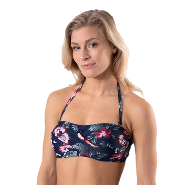 Hawaii Twisted Bandeau Blue/Patterned