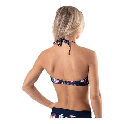 Hawaii Twisted Bandeau Blue/Patterned