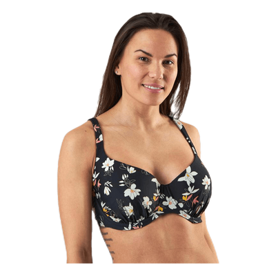 Malaga Padded Wire Bra Black
