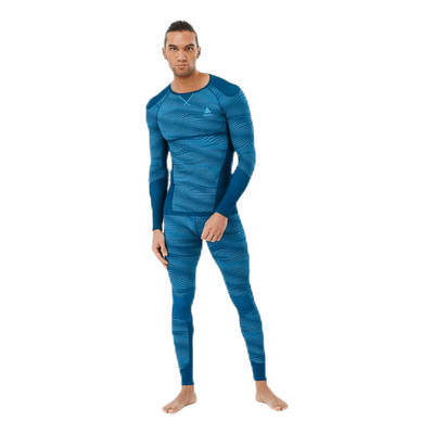 Suw Top Crew Neck L/S Performance Blackcomb Blue