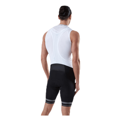 Fujin Tights Short Suspenders Bib White/Black