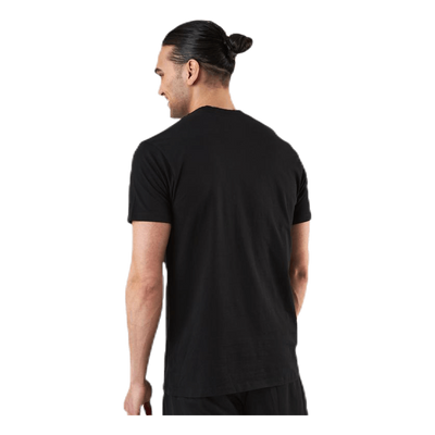 Stacked Logo Tee Black