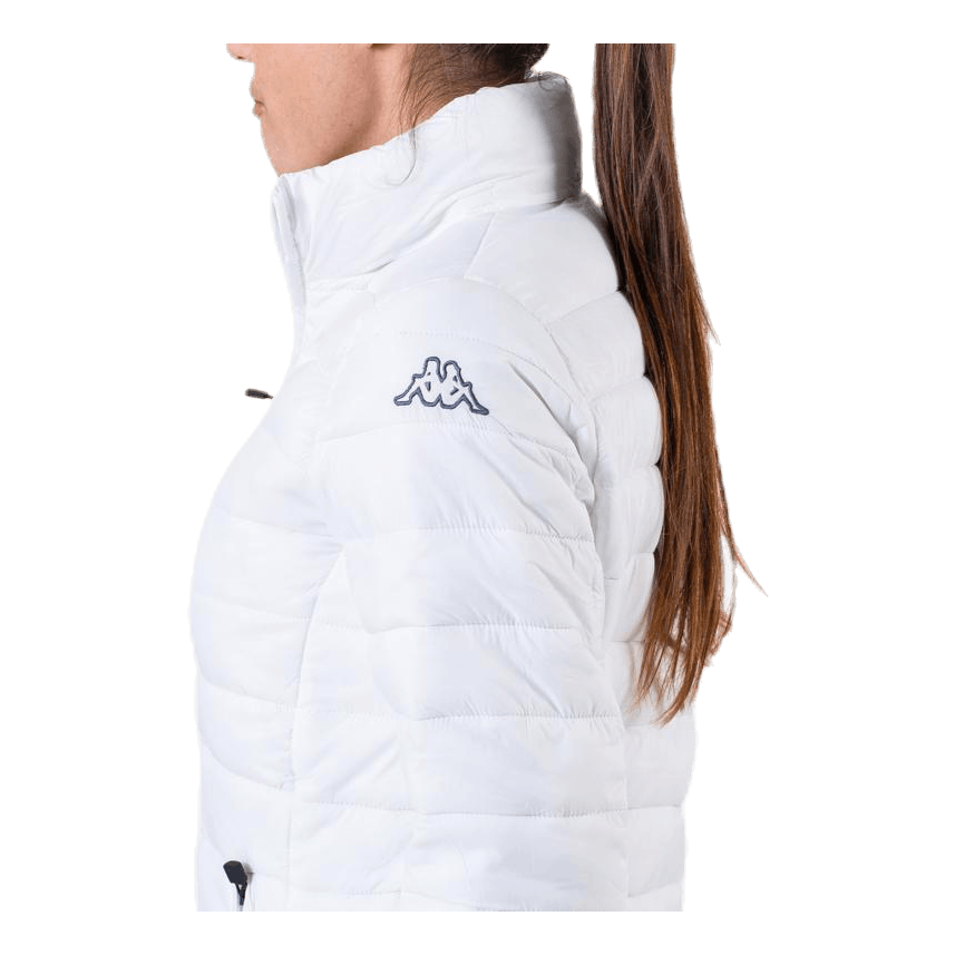 Padded Jacket Long Logo Avera White