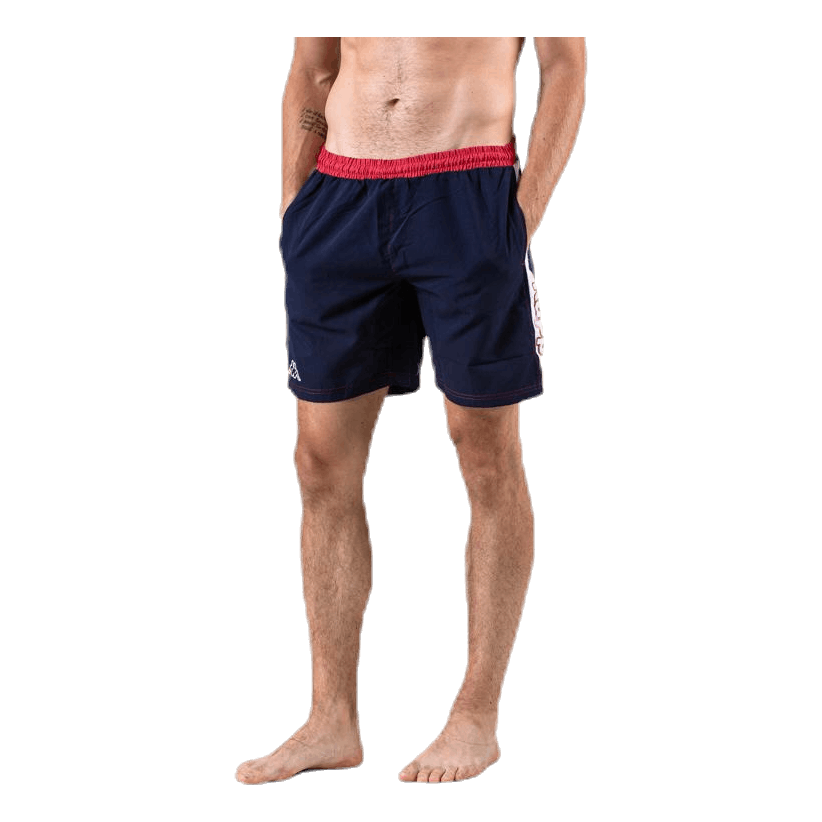 Swim Shorts, Logo Birtec Blue/White/Red