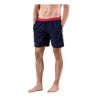 Swim Shorts, Logo Birtec Blue/White/Red