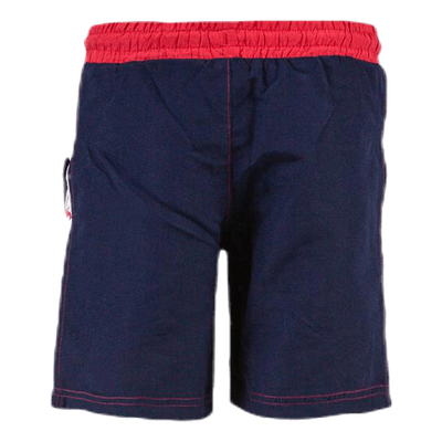 Junior. Swim Shorts, Logo Birtec Blue/White/Red