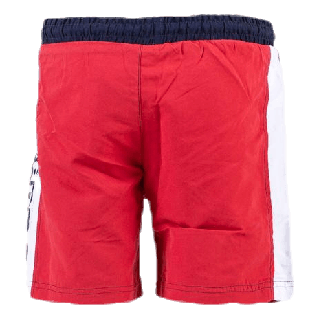 Junior. Swim Shorts, Logo Birtec Blue/White/Red