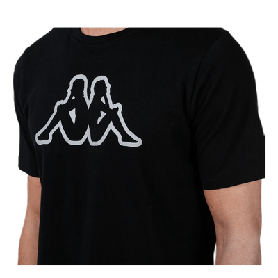 T-Shirt S/S, Cromen Black/Grey