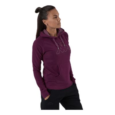 Lady Sweat Hood, Logo Zeleril Red