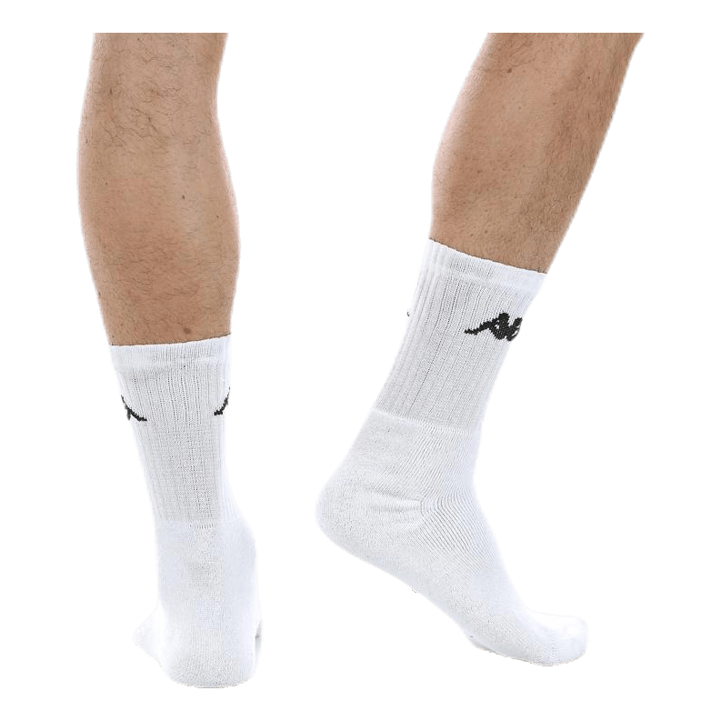 Tennis Trisper Socks 3pk White/Black