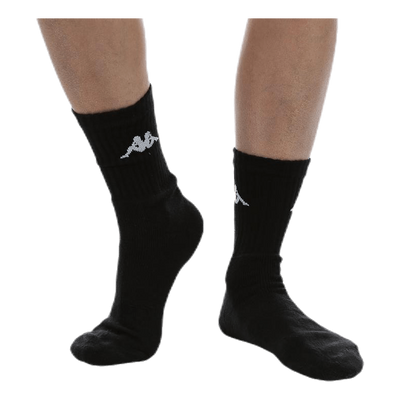 Tennis Trisper Socks 3pk White/Black