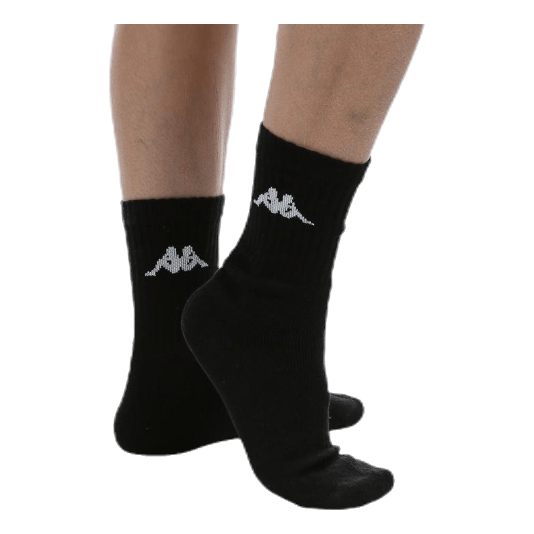 Tennis Trisper Socks 3pk White/Black