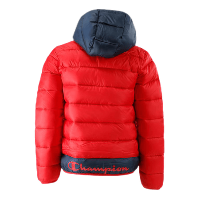 Hooded Youth Jacket Red