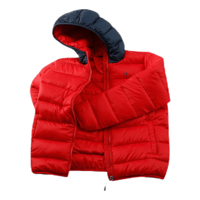 Hooded Youth Jacket Red