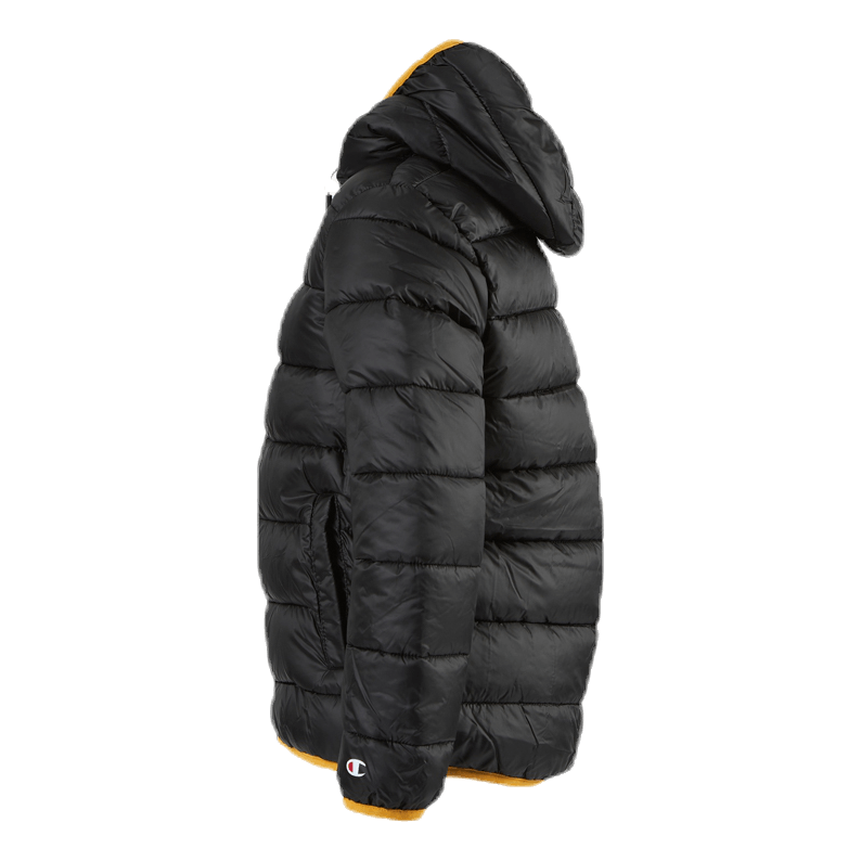 Hooded Jacket Jr Black/Yellow